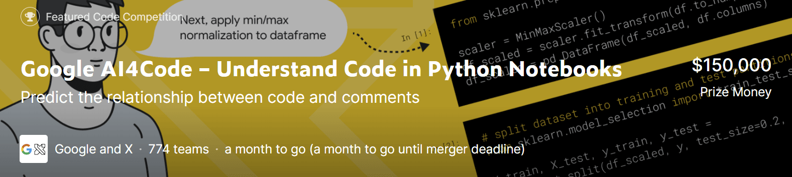 [Kaggle] Google AI4Code — Notebook Cell Ordering